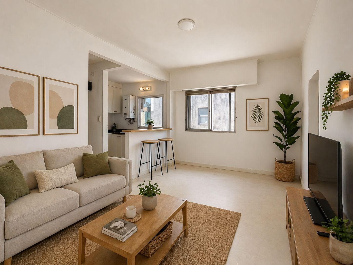 2-room apartment for sale in San Nicolás - Renovated - Very Bright - Qualifies for a Mortgage