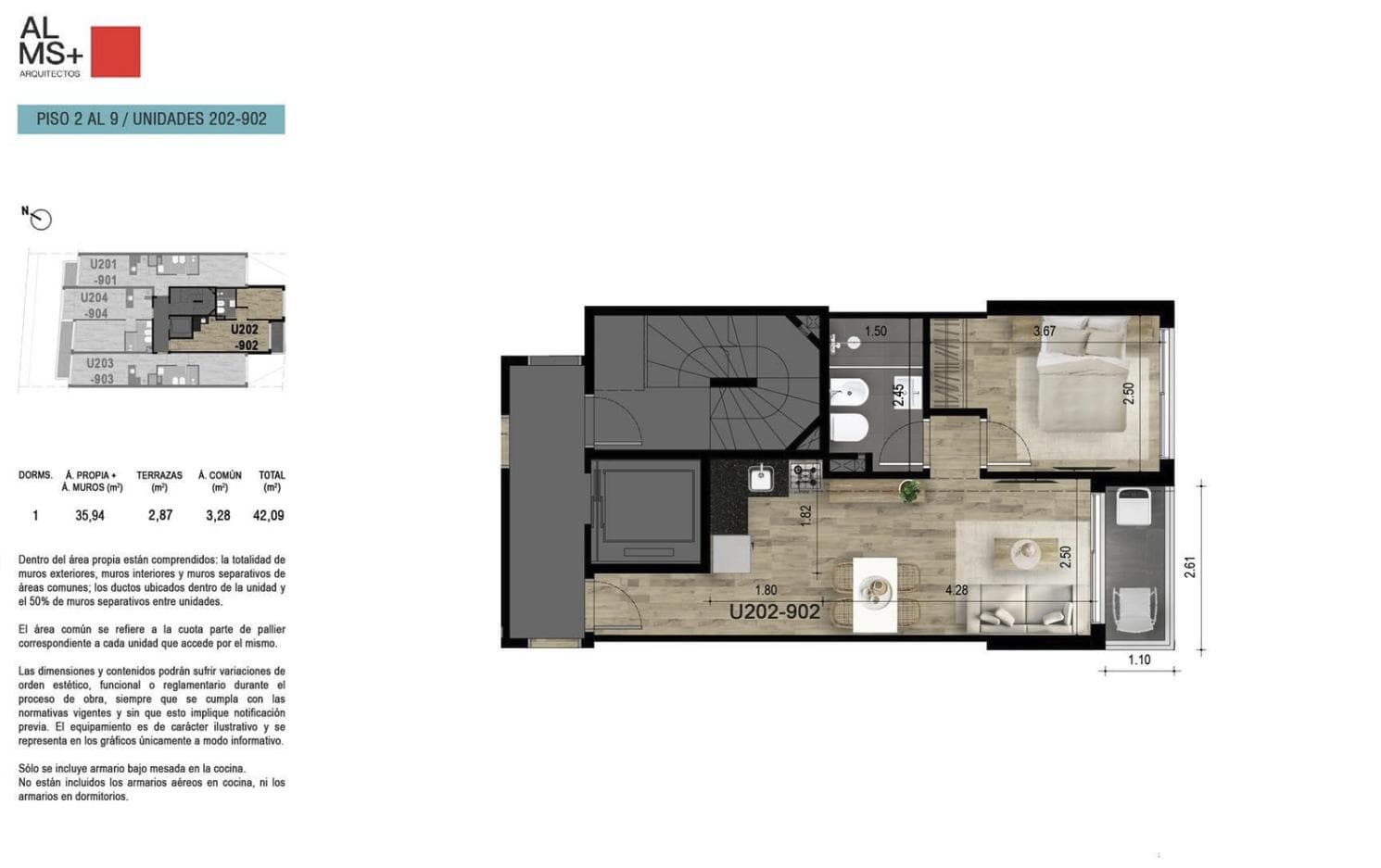 1-Bedroom Apartment on the Opposite Side