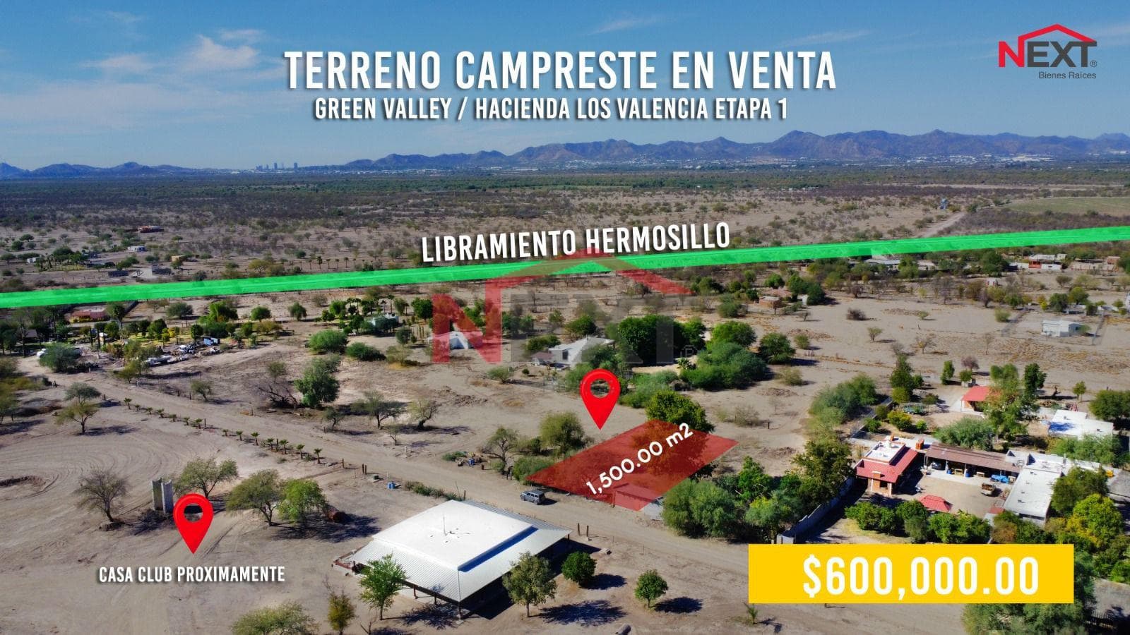 LAND FOR SALE IN GREEN VALLEY (HACIENDA DE LOS VALENCIA)