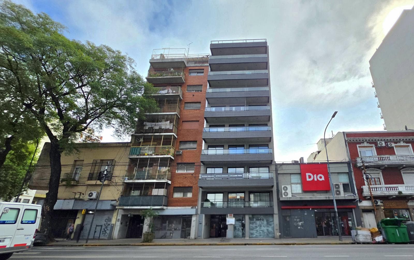 8879 Rivadavia Ave.: 2-room apartment, wrap-around balcony, terrace, storage room. BRAND-NEW