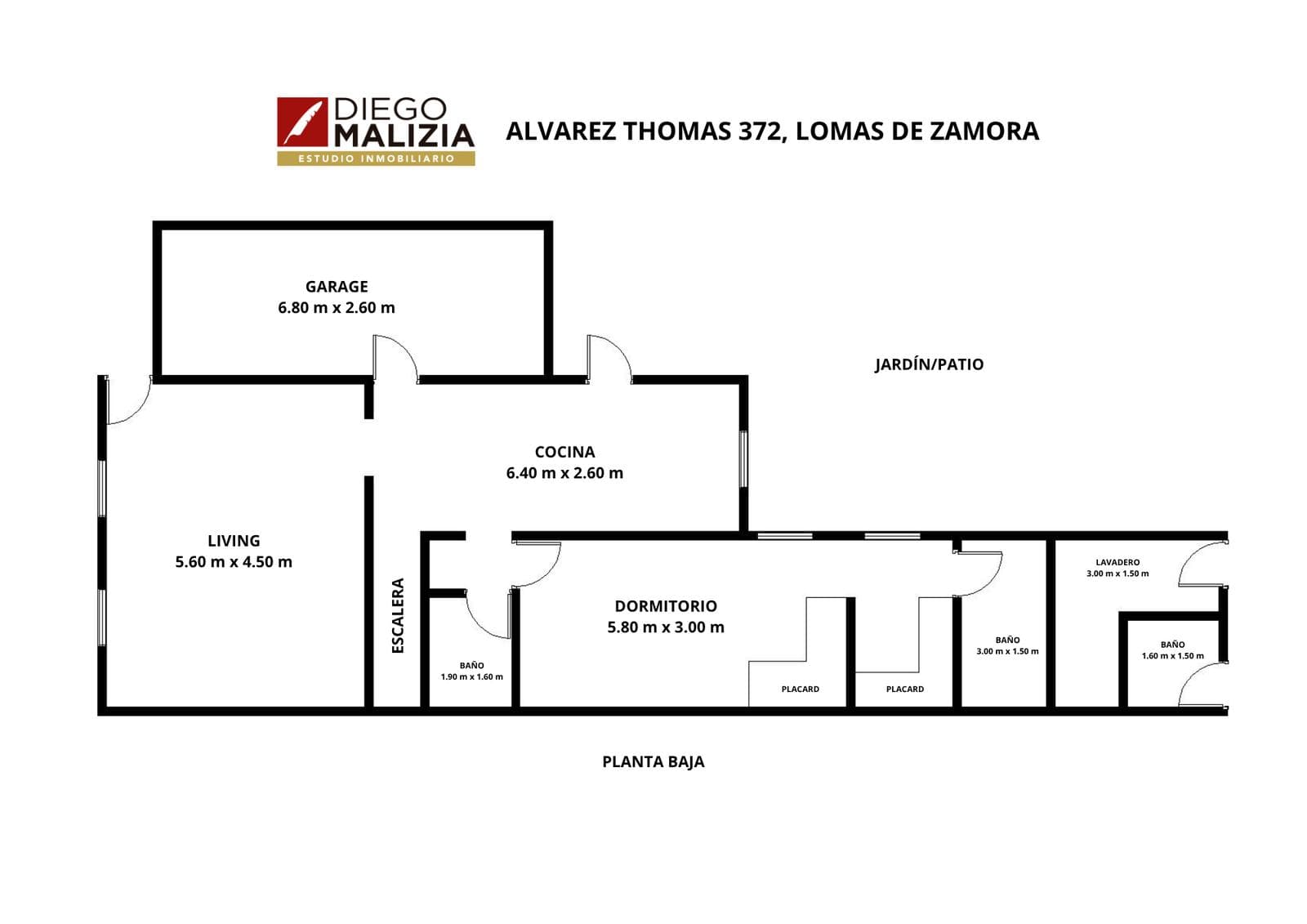 5-room house for sale with a large yard and barbecue area in Lomas de Zamora