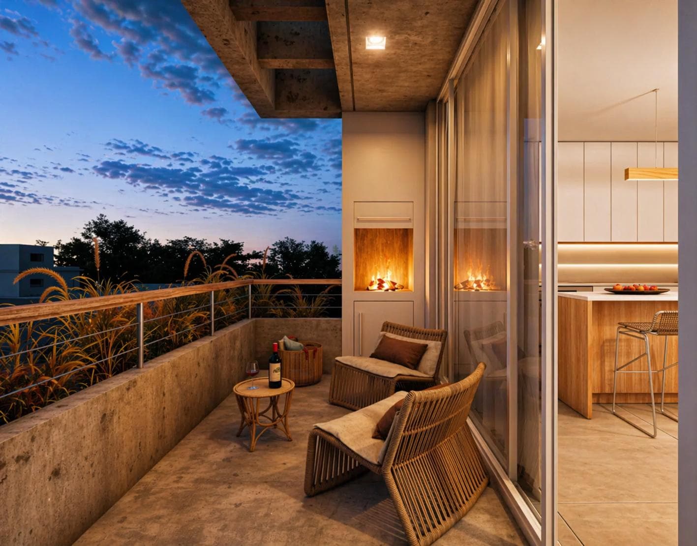 For Sale - Apartment - Two Rooms - Grill on the Balcony - Guemes - Premium