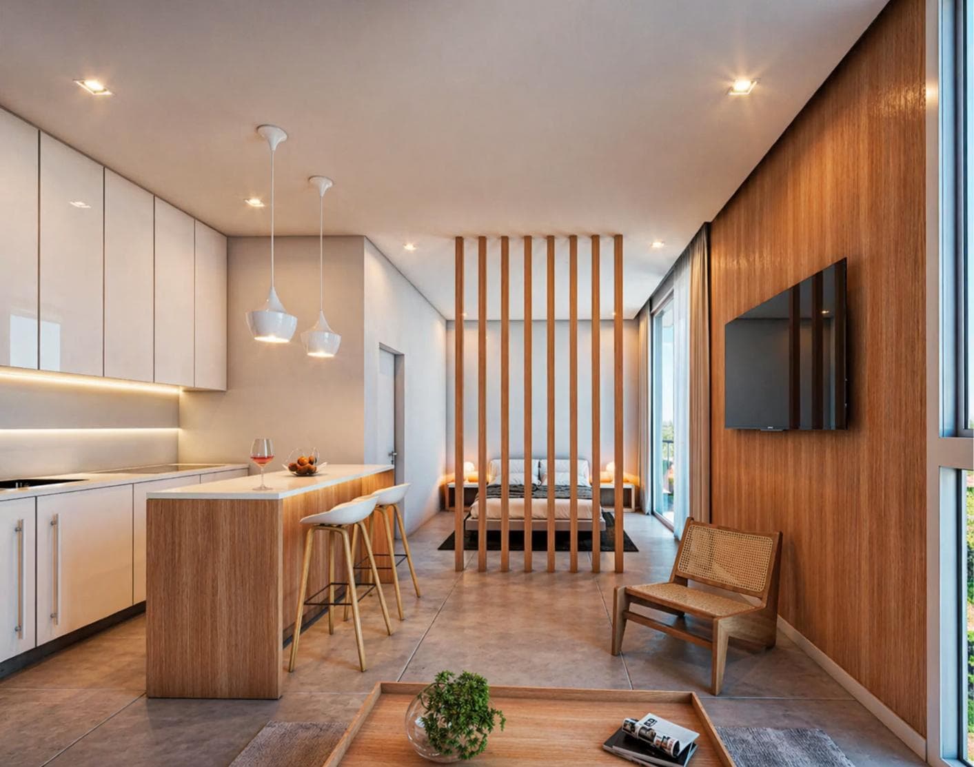 For Sale - Apartment - Two Rooms - Grill on the Balcony - Guemes - Premium
