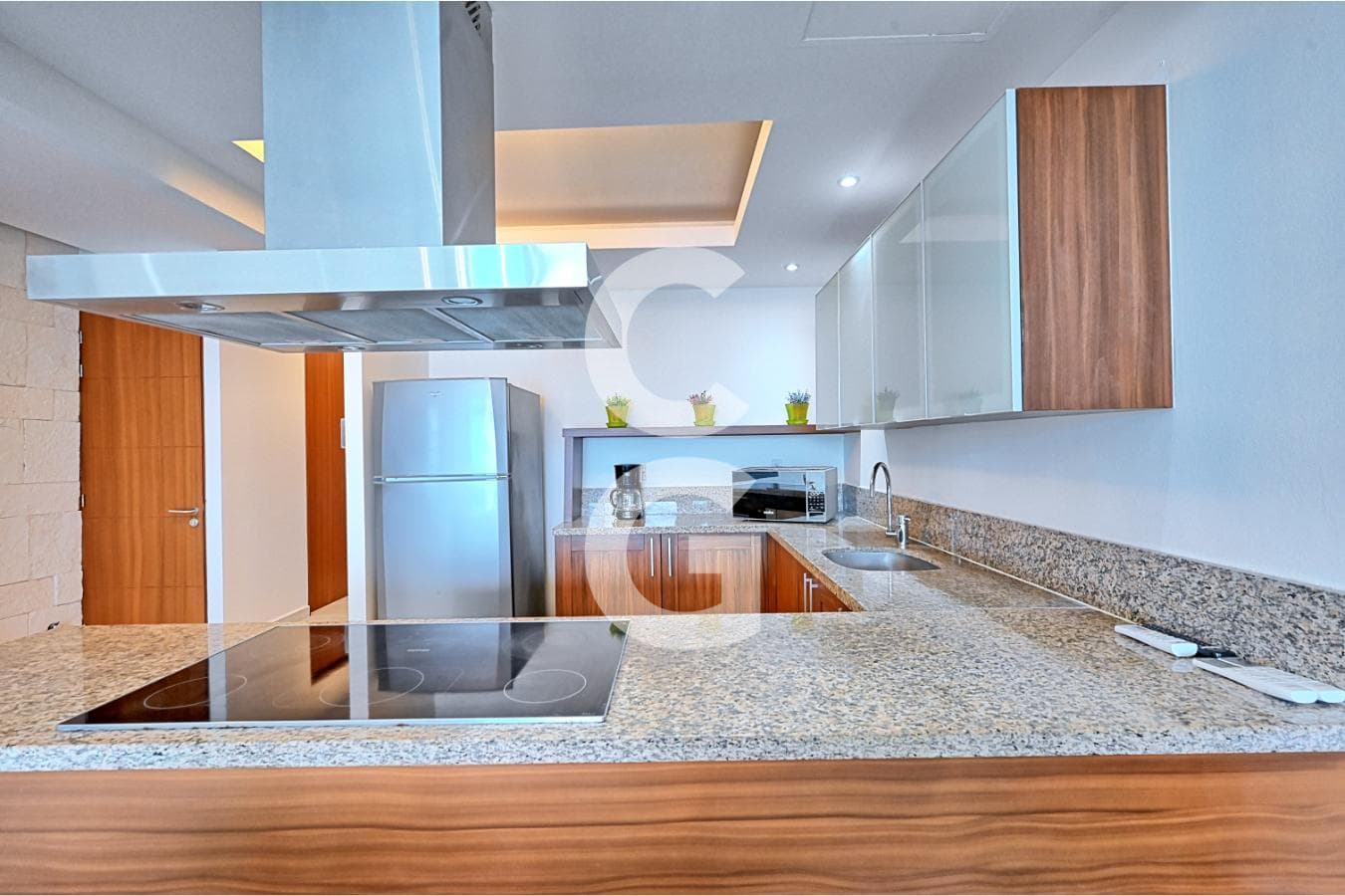 Furnished Apartment for Rent in Cancún in the Torre Península Building with a View of the Caribbean Sea
