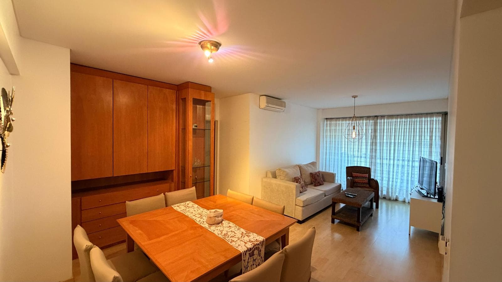 3-Room Furnished Apartment for Rent with Optional Parking Space in Madero Plaza