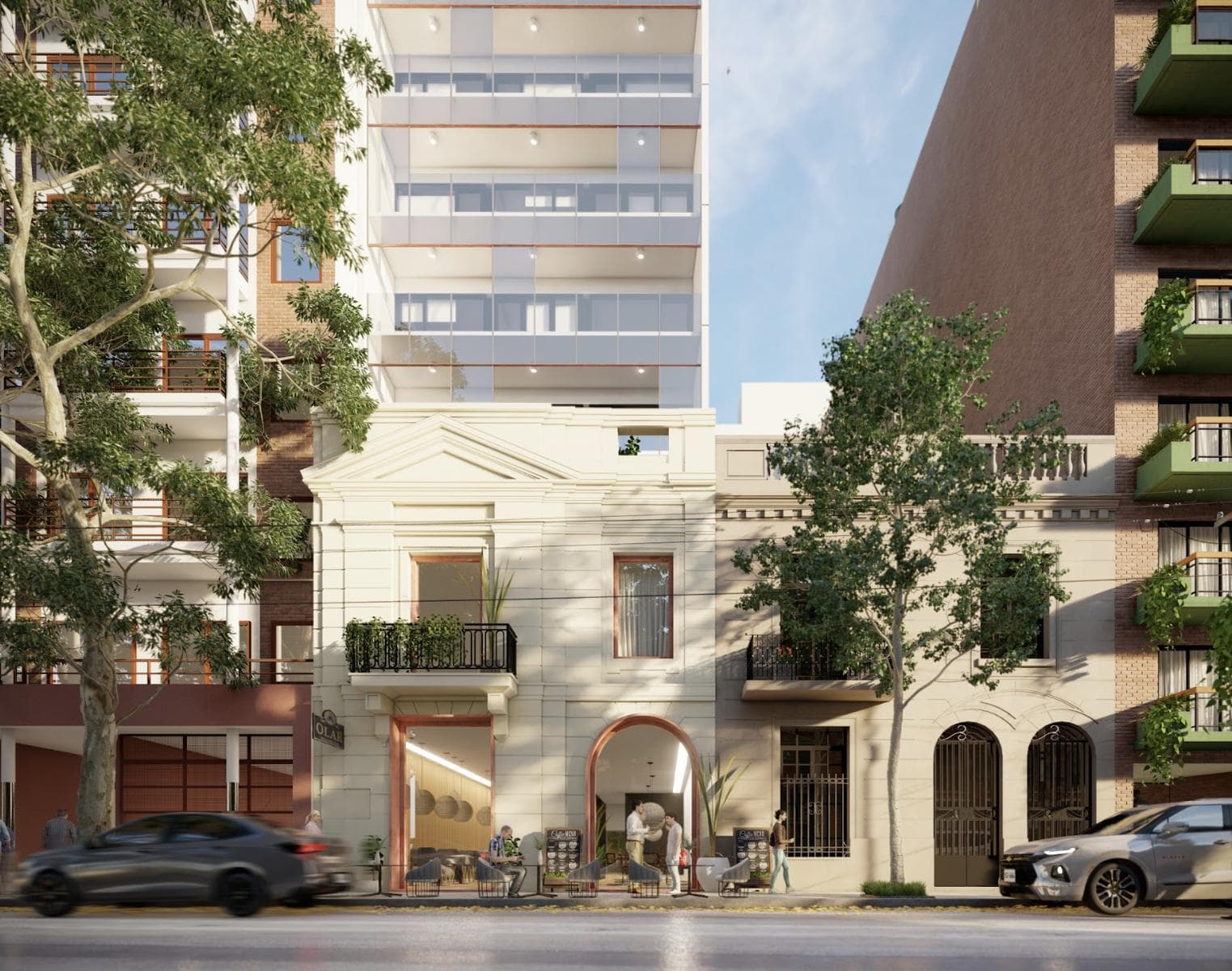 FINANCED: Lafinur and Tupiza Apartment for Sale - 2-room apartment facing the back of the building
