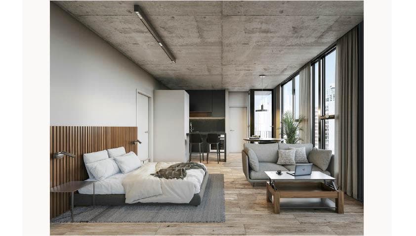 1-, 2-, and 3-room apartments in Parque Patricios—UNDER CONSTRUCTION. DELIVERY SEP 26