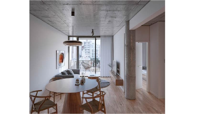 1-, 2-, and 3-room apartments in Parque Patricios—UNDER CONSTRUCTION. DELIVERY SEP 26