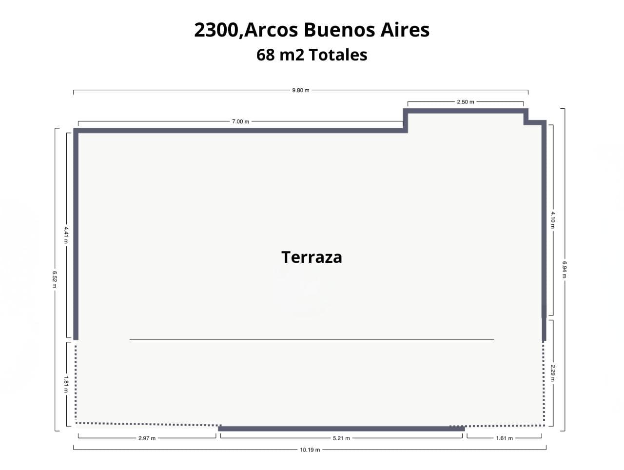 Venta Departamento 2 ambientes Belgrano, con terraza propia
