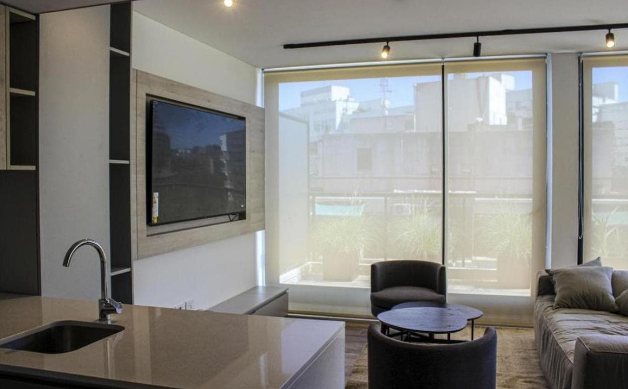 2-room apartment for sale with a terrace-style balcony in Las Cañitas