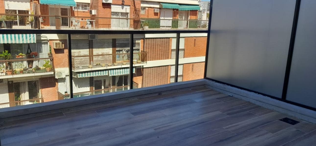 2-room apartment for sale with a terrace-style balcony in Las Cañitas