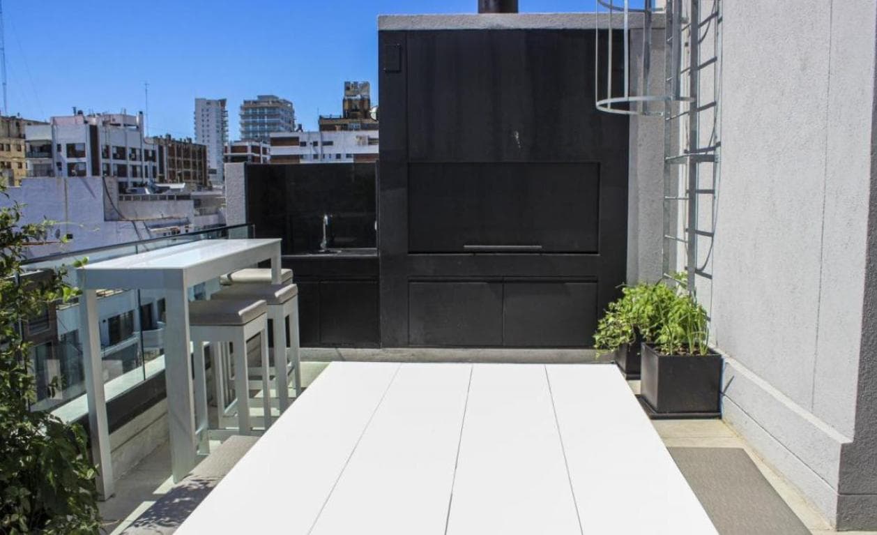 2-room apartment for sale with a terrace-style balcony in Las Cañitas