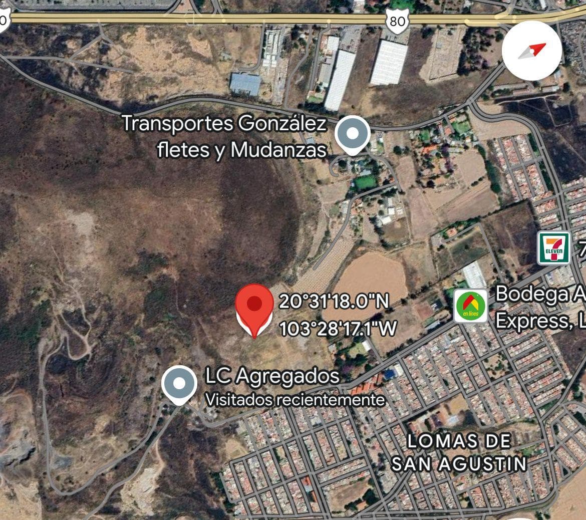 A 15-hectare lot in Lomas de San Agustin, surrounded by amenities and numerous subdivisions
