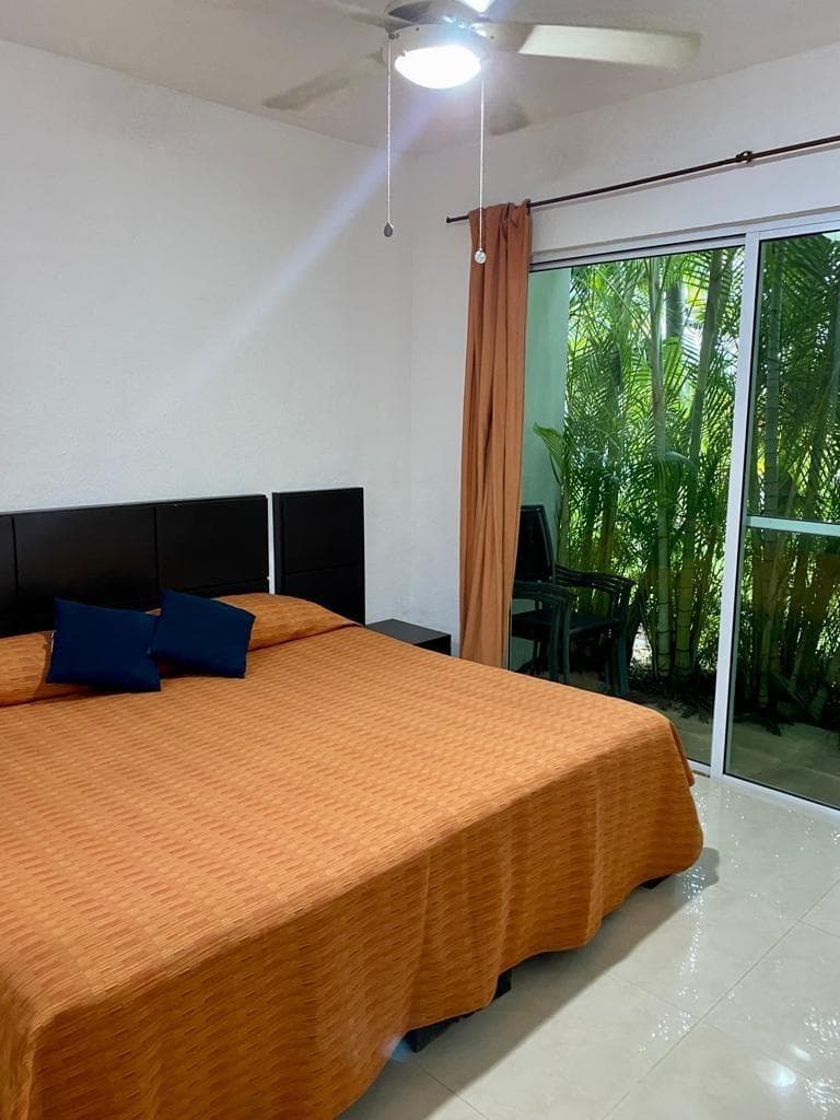 2-Bedroom Apartment for Rent | Downtown Playa del Carmen | Furnished, Ground Floor