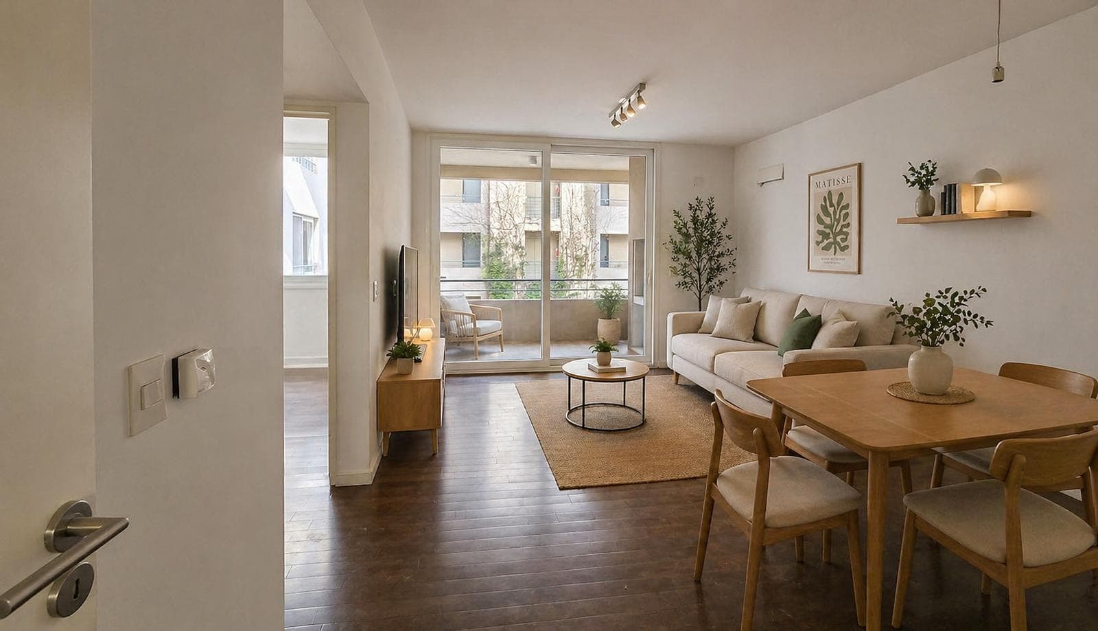 FOR SALE WITH RENTAL INCOME: 2-room apartment with balcony and garage, Rincon de Milberg, Tigre