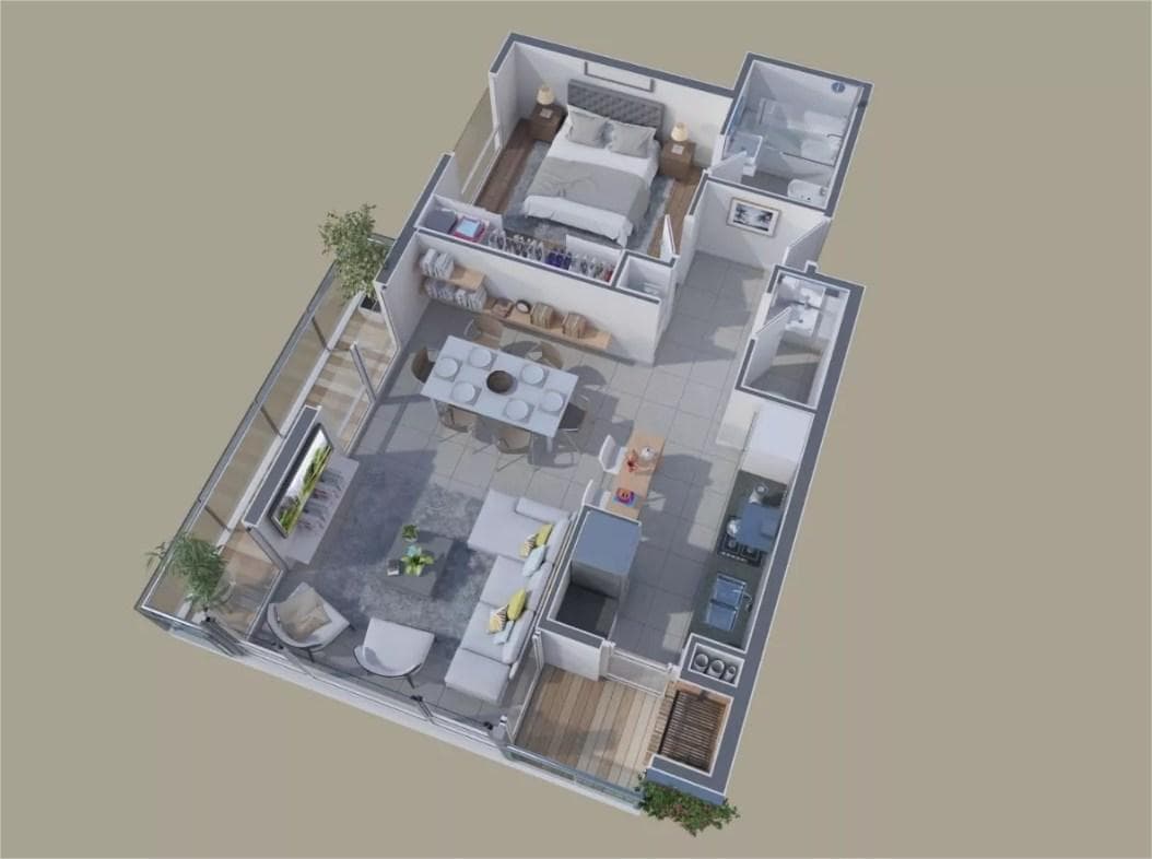 Apartment under construction in La Perla