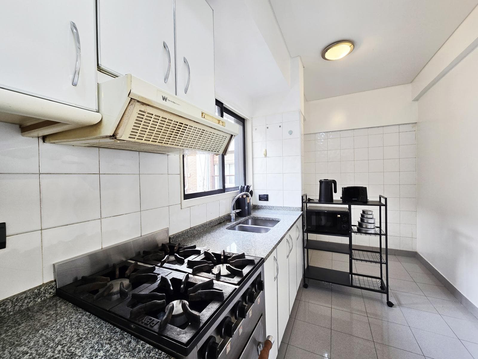 Two-room apartment for rent in Cañitas with a terrace-style balcony