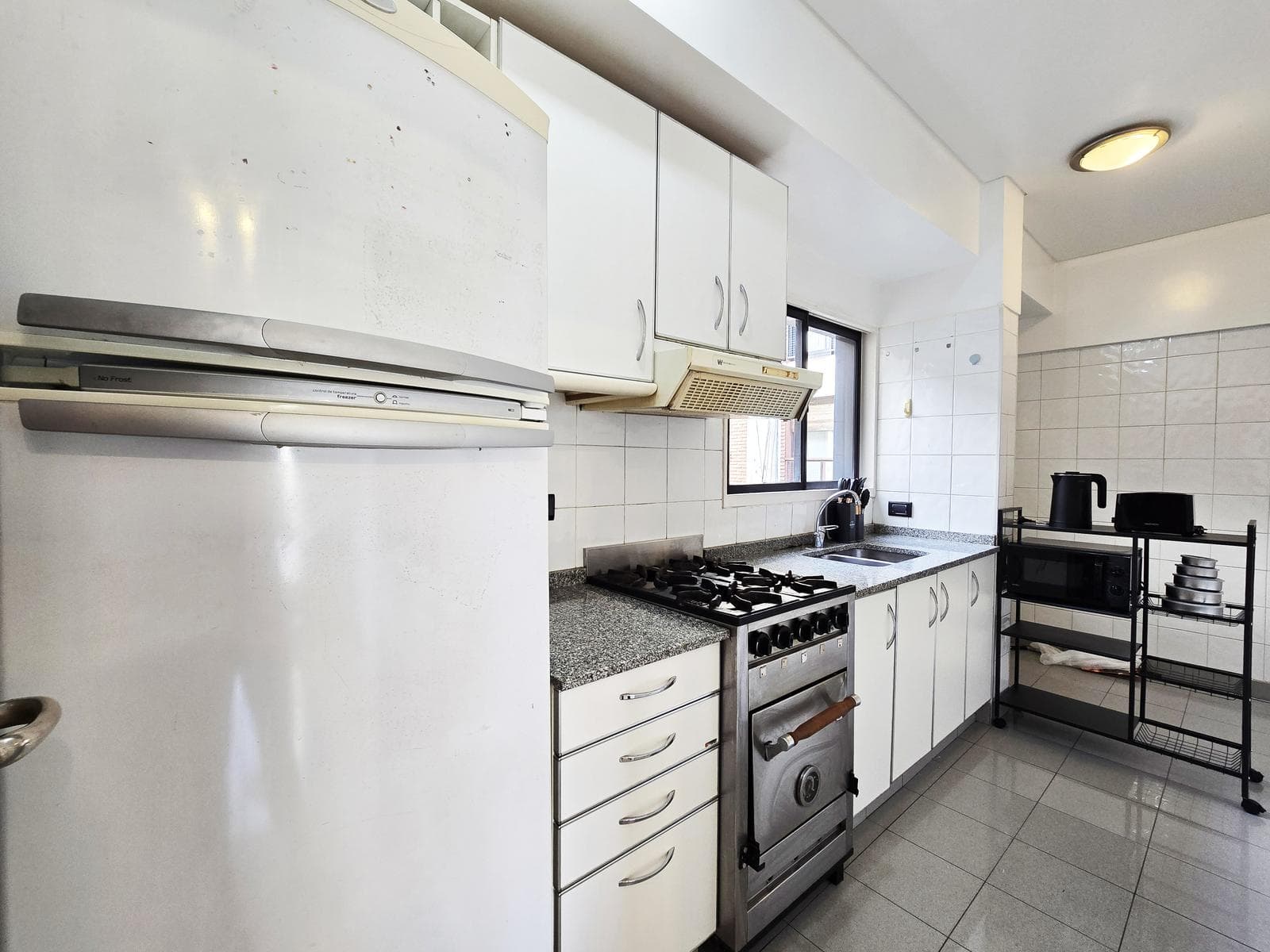 Two-room apartment for rent in Cañitas with a terrace-style balcony