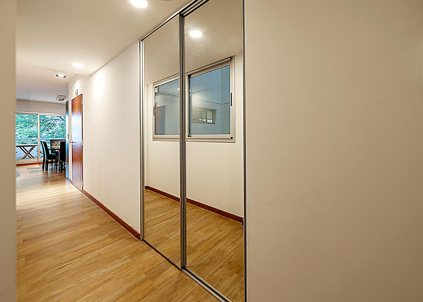 4-room apartment for sale in Belgrano, with a garage and a terrace balcony with a grill.