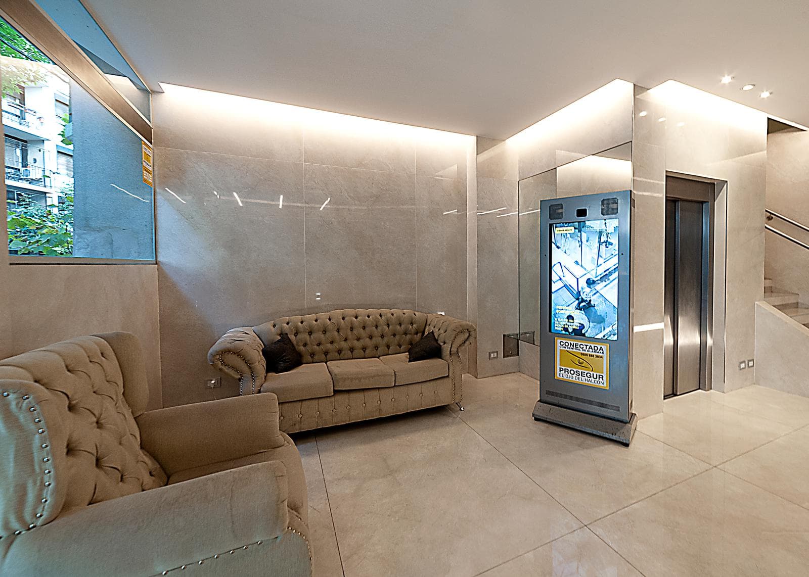 4-room apartment for sale in Belgrano, with a garage and a terrace balcony with a grill.