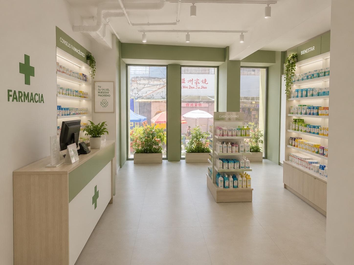 Commercial space in the city center