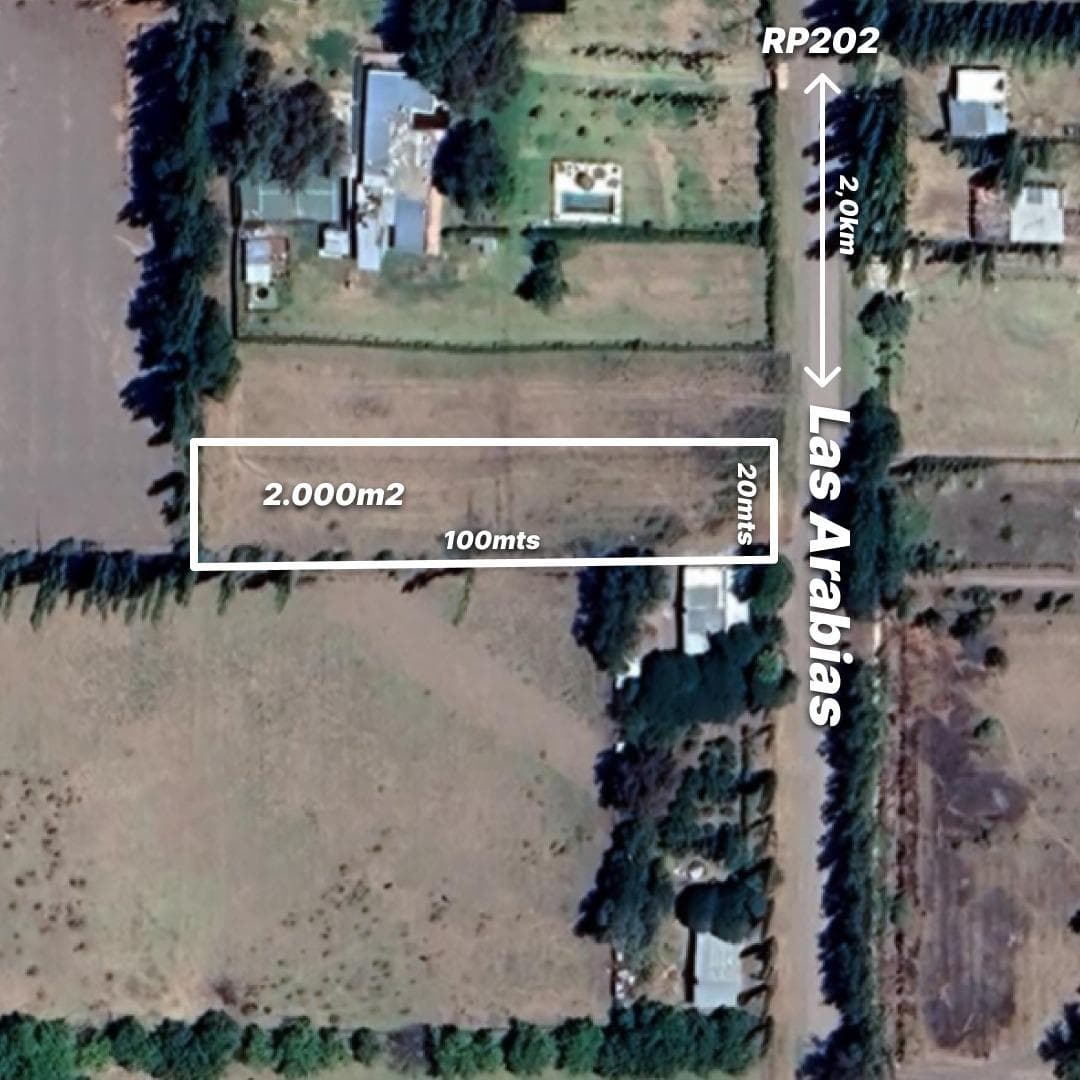 Land 2000m² - Jaime Prats, San Rafael