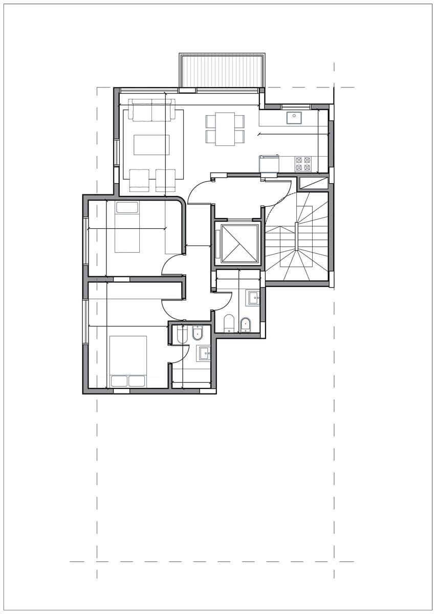 Departamento en pozo en La Perla - Prelanzamiento