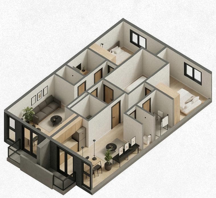 Departamento en contruccion en La Perla