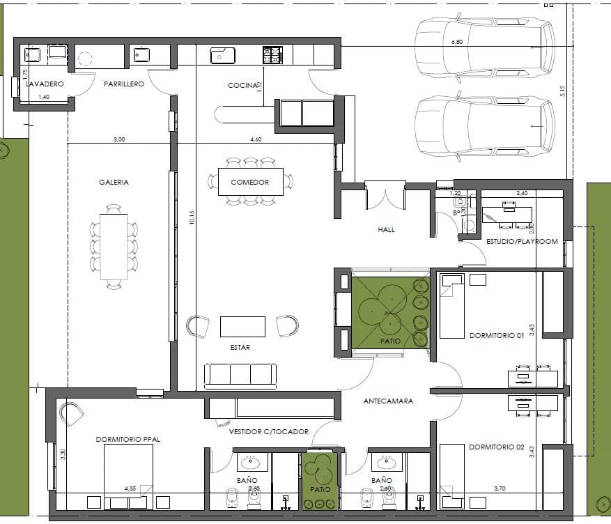 3-bedroom house with a Cantegril office and sink; scheduled for delivery in September 2026