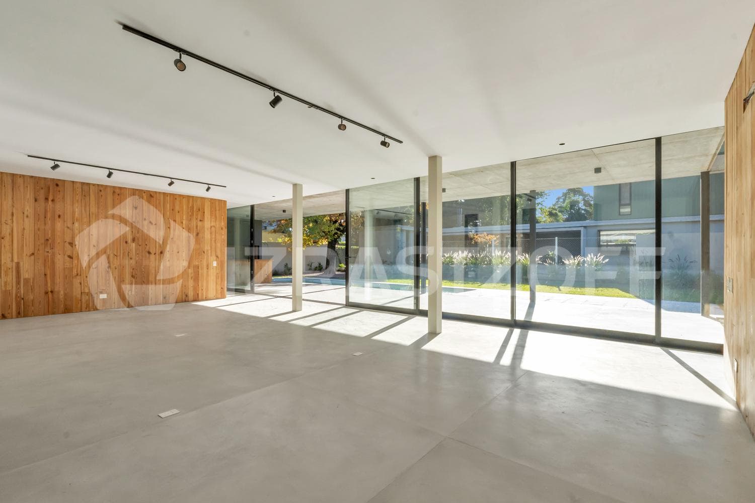Brand-new house for sale in Las Lomas de San Isidro—modern, with a large yard and a studio.