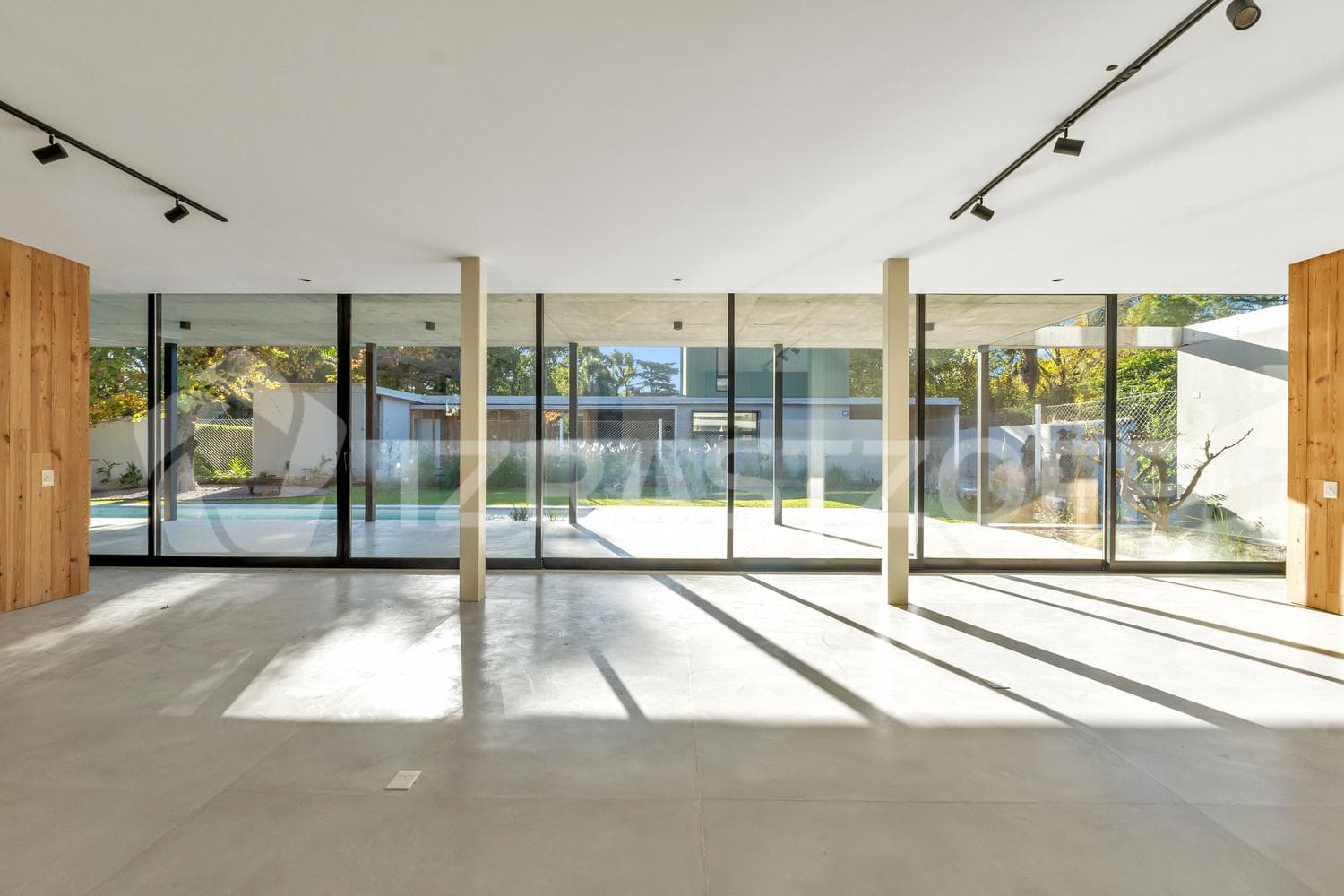 Brand-new house for sale in Las Lomas de San Isidro—modern, with a large yard and a studio.