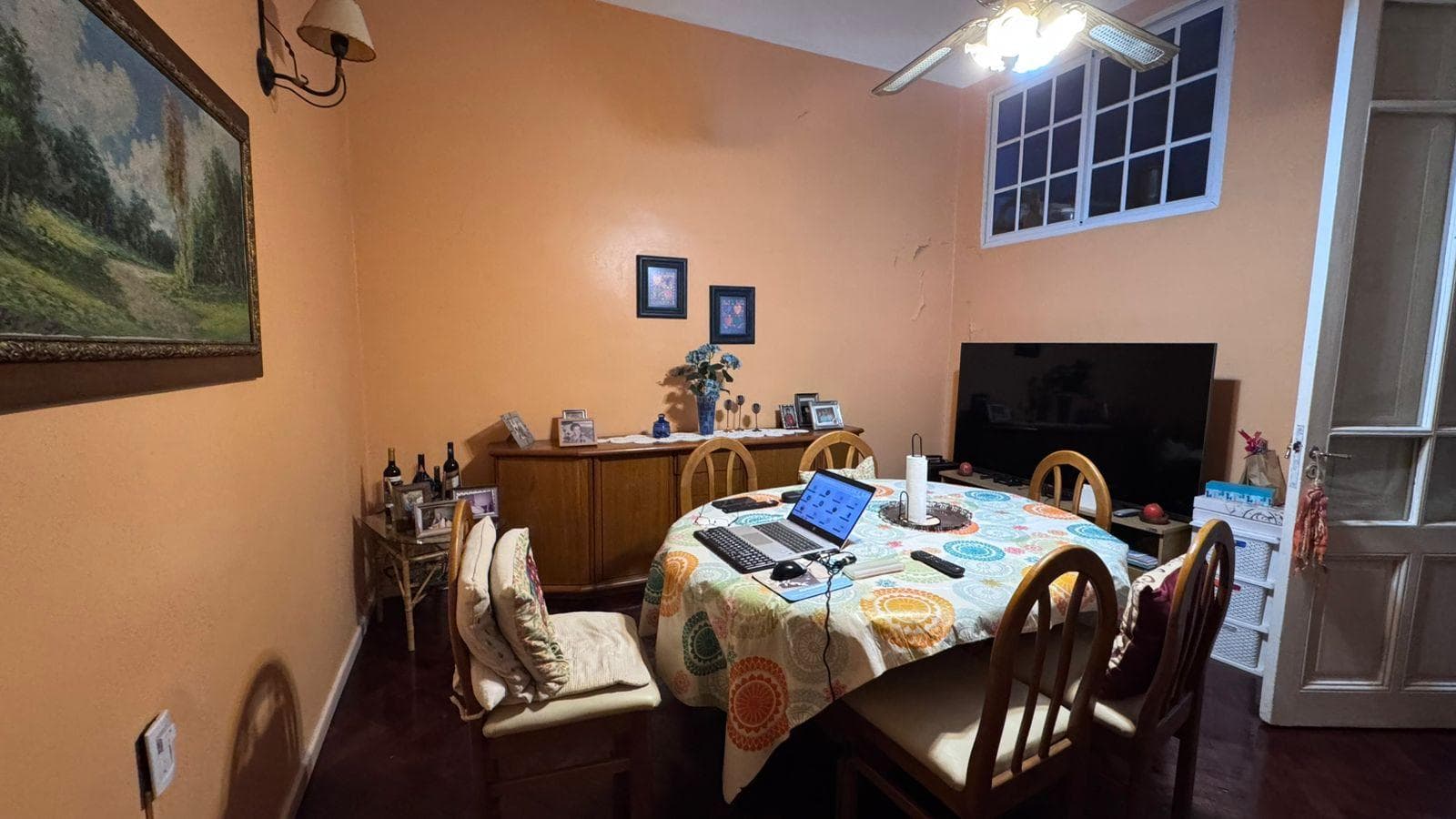 4-Room Apartment with Patio and Grill in Almagro