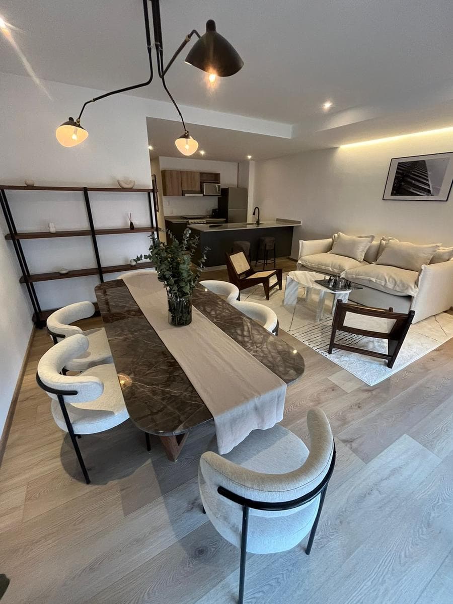 Departamento en Los Alpes en Habita Capital San Ángel con Balcón