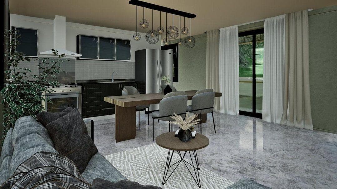 Apartment for Sale (Under Construction), 1 Bedroom, Downtown Luján