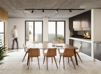 SALE/TRADE-IN/FINANCING: ONE-BEDROOM APARTMENT WITH UNDERGROUND PARKING SPACE IN LOURDES