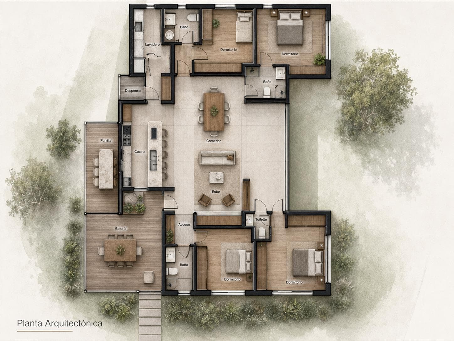 Casa en Tierra y Mar