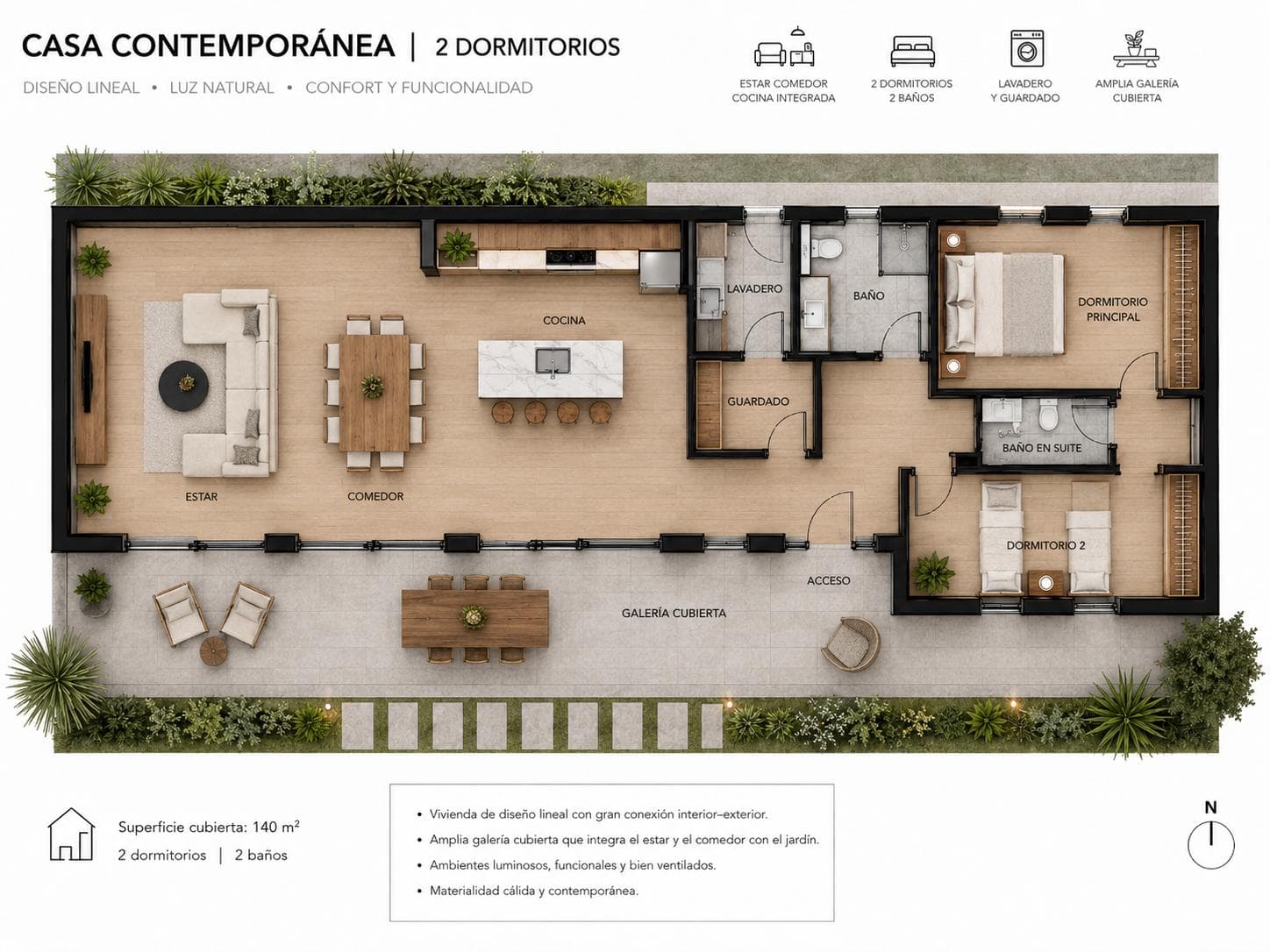 Casa en Tierra y Mar