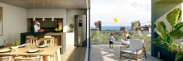 2-Bedroom Apartment for Sale in Downtown (Montevideo)
