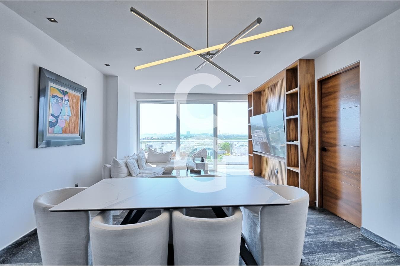Apartment for Sale in Cancún at Riva Puerto Cancún with Views of the Caribbean Sea and the Mangroves