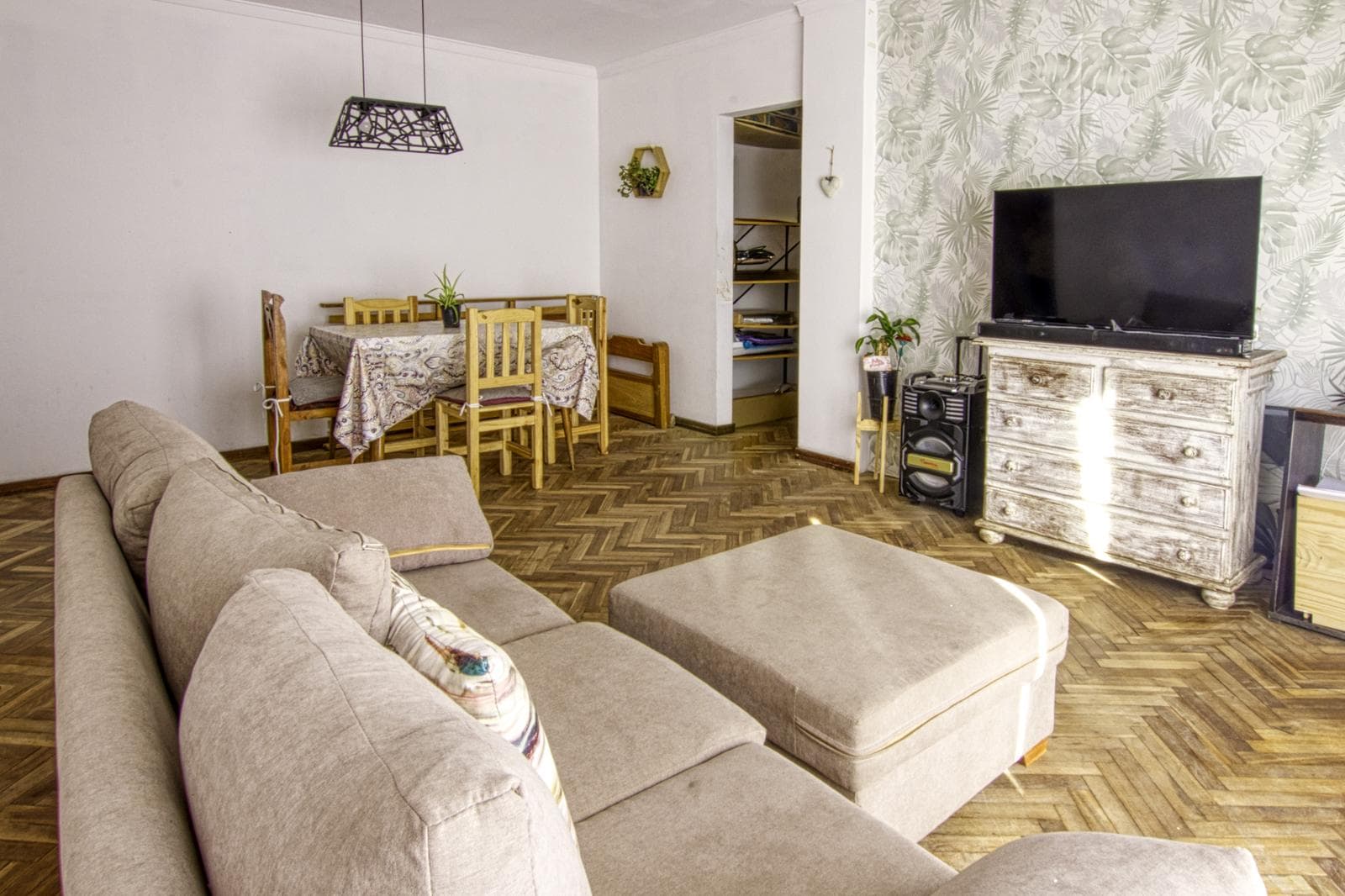 Apartment with a garage