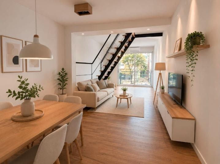 3-room duplex apartment for sale—bright and in an excellent location