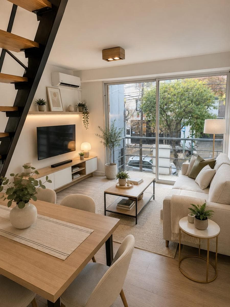 3-room duplex apartment for sale—bright and in an excellent location