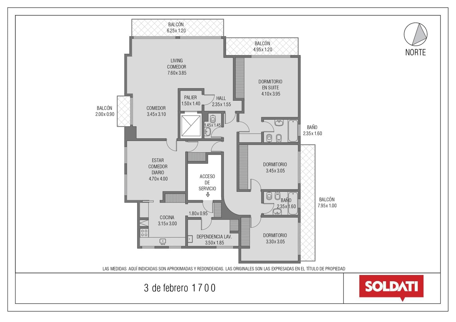 Venta Departamento Barrancas de Belgrano piso alto torre 5 ambientes cochera baulera