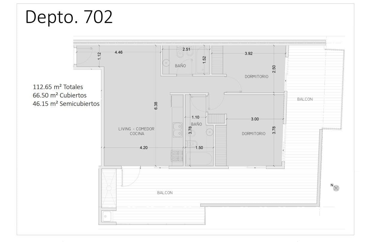 3-Room Apartment for Sale in Nuñez