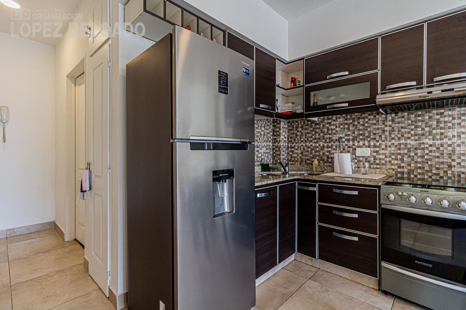 One-bedroom apartment with a balcony facing the rear of the building in Villa Gral. Mitre