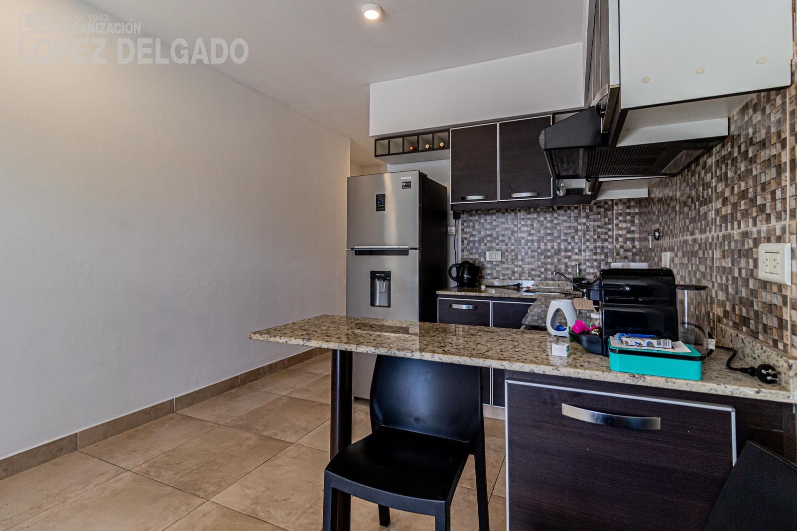 One-bedroom apartment with a balcony facing the rear of the building in Villa Gral. Mitre