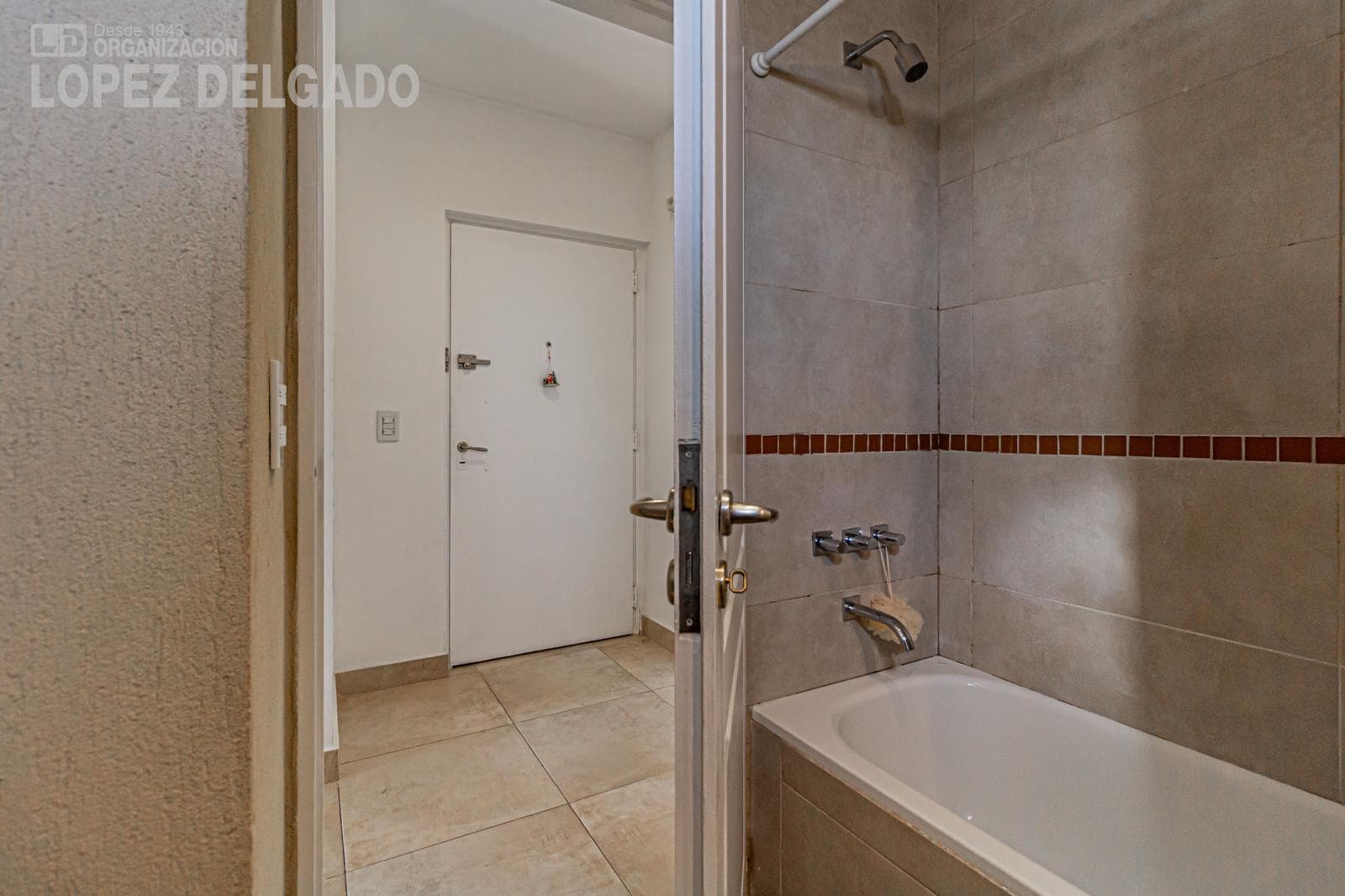 One-bedroom apartment with a balcony facing the rear of the building in Villa Gral. Mitre