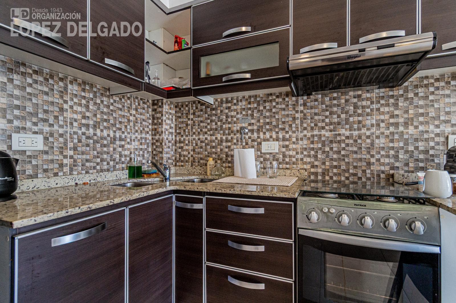 One-bedroom apartment with a balcony facing the rear of the building in Villa Gral. Mitre