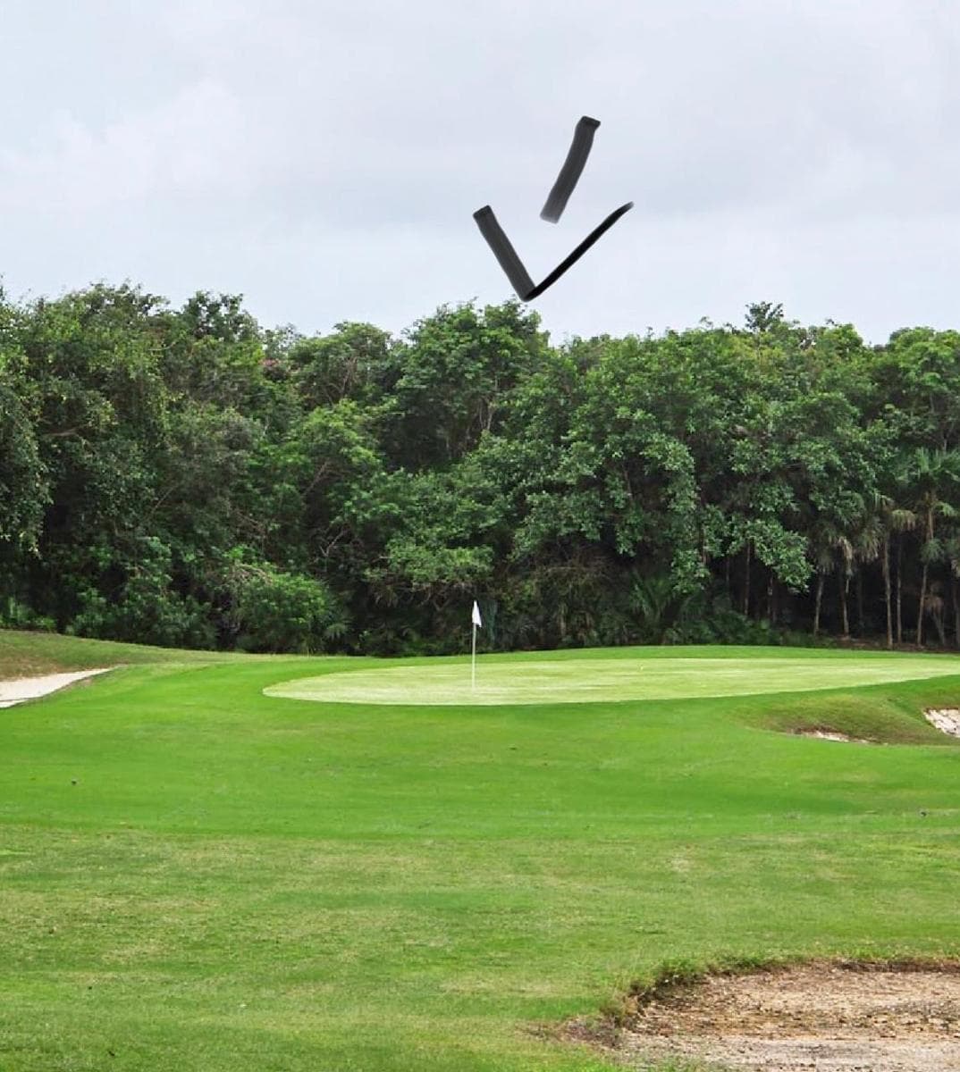 Lot for Sale, 375 m2, in a Country Club, with a view of the El Tinto Golf Course, Cancún