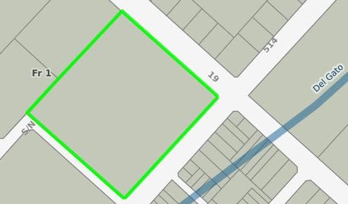 Lot for sale, 3.4 hectares at the intersection of Av. 19 and 514, La Plata. ACROSS FROM THE IRSA MALL. CORNER LOT